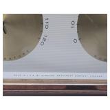 Large Working Vintage Mid Century Airguide Barometer