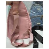 5 Brand New Different Color Small Backpack Handbags