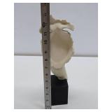 Very Nice Abstract Floating Face Sculpture w/Hushing Hand