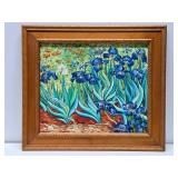 Framed Signed Vintage Oil on Canvas after Van Gogh
