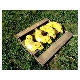 Pallet of 4 John Deere Half Weights