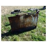 Skidsteer Mount Homemade V-Plow