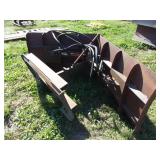 Skidsteer Mount Homemade V-Plow