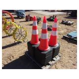 50- 30" Tall Traffic Cones. (UNUSED)
