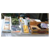 Mixed Utility Lot – Work Gloves, New Propane Torch with Cannister, Outdoor Power Stake & More