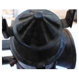 Vintage Antique Railway Lantern – 12" High, Sliding Red & Green Lenses