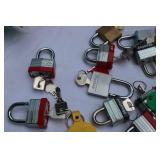 Bulk Lot of 20+ Master Lock Padlocks – All with Keys