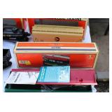 Lionel & Industrial Rail 7-Piece Rolling Stock Lot + Station Platform (w/Boxes)