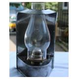 Union Pacific Railroad Kerosene Lantern with Metal Backer – UPRR Marked