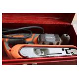 Lot of 4 Electric Sanders – Rigid Belt, Black & Decker, Makita, Chicago Electric