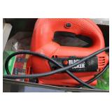Assorted Power Tools – Black & Decker Jigsaw, Porter Cable Brad Nailer, Sears 3/8" Drill
