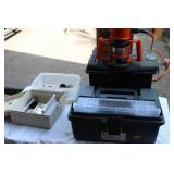 Black Decker 3/4 Router & Acc, Ryobi Router bit set Grinding bits lots of new drill bits