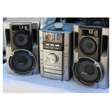 Sony EC70 3-Disc CD & Cassette System – With Remote, Original Box & Uniden 900 MHz Phone