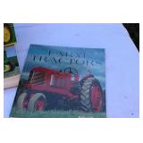 Tractor Book & Toy Collection – 3 Books + 6 Tractors Including John Deere Tin Box with Wrench