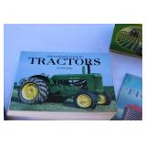 Tractor Book & Toy Collection – 3 Books + 6 Tractors Including John Deere Tin Box with Wrench