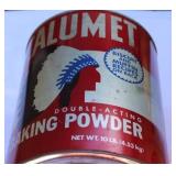 Vintage Calumet Baking Powder Tin, Campfire Marshmallow Tin & Decorative Lionel Trains Tin – Americana Collectibles