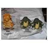 1988 Land Before Time Dinosaur Toy set + – Amblin/UCS Pizza Hut Promo (10 Figures)