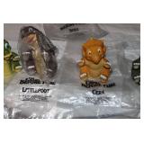 1988 Land Before Time Dinosaur Toy set + – Amblin/UCS Pizza Hut Promo (10 Figures)