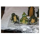 1988 Land Before Time Dinosaur Toy set + – Amblin/UCS Pizza Hut Promo (10 Figures)