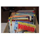 Woodworking & Home Improvement Magazine Collection – Approx. 70 Issues + Wooden Storage Case