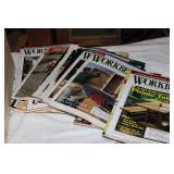 Woodworking & Home Improvement Magazine Collection – Approx. 70 Issues + Wooden Storage Case