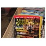 Woodworking & Home Improvement Magazine Collection – Approx. 70 Issues + Wooden Storage Case