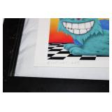 “Tropical Cat” Signed Art Print by T. Booth – Limited Edition #29/250, Framed