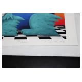 “Tropical Cat” Signed Art Print by T. Booth – Limited Edition #29/250, Framed