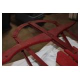 Vintage Wooden Sled with Steel Runners – 45" x 11.5"