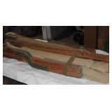 World War II-Era Canvas & Wood Military Cot – Vintage Field Gear