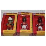 Kansas City Chiefs Bobble Dreams Collection – Limited Edition KC Wolf, Marcus Allen & Derrick Thomas (3 Bobbleheads)