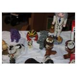 Animal Bobblehead & Nodder Collection – 20+ Figures Including Coca-Cola Polar Bear, NIB The Dog, Owl, Hippo & More