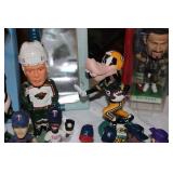 Sports Bobblehead Collection – 15+ Figures Including Goofy Packers, Kurt Warner (NIB), St. Paul Saints, Simon Cowell & More