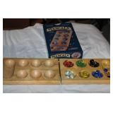 Lot of 4 Classic & Cult-Favorite Board Games – Mancala, Hungry Hungry Hippo Vampire Hunter, Labyrinth & Vampire Hunter the game
