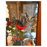 Extensive Assortment of Bird Figurines, Dioramas, and Accents