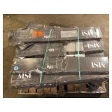 14 Boxes of A&A Surfaces Urban Ash 20 MIL x 7 in. x 48 in. Glue Down Luxury Vinyl Plank Flooring (39.52 sq. ft. / case)  Customer Returns See Pictures