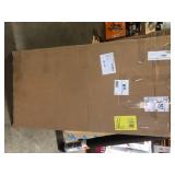 Hampton Bay 4 ft. Straight Laminate Countertop Kit Included in Calcutta Marble with Full Wrap Ogee Edge and Backsplash Customer Returns See Pictures