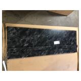 Hampton Bay 6 ft. Straight Laminate Countertop All-Inclusive Kit in Textured Sombra with Eased Edge and Loose Backsplash Damaged Customer Returns See Pictures