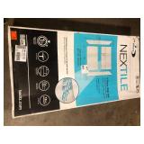 Bootz Industries NexTile 60 in. W x 30 in. D x 60 in. H Four-Piece Direct-to-Stud Composite Alcove Tub Surround in White   Customer Returns See Pictures