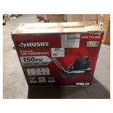 Husky 8 Gal. 150 PSI Portable Electric Oil-Free Horizontal Hotdog Air Compressor with Rubber Wheels and 1-Quick Coupler  Customer Returns See Pictures