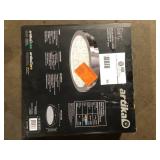 Artika Glam 13.5 in. 1-Light Modern Chrome Integrated LED Flush Mount Ceiling Light Fixture for Kitchen or Bedroom Customer Returns See Pictures