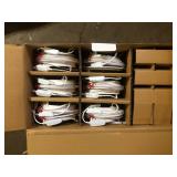 Commercial Electric Pro Value Series LED 6 in Round Adj Color Temp Canless Recessed Light for Kitchen Bath Living rooms, Wht 12-Pk Customer Returns See Pictures