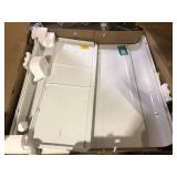 Sterling STORE+ 30 in. W x 59.25 in. H Three Piece Direct-to-Stud Tub Alcove Wall Surround in White damaged Customer Returns See Pictures