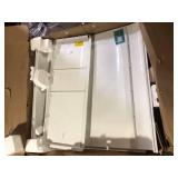 Sterling STORE+ 30 in. W x 59.25 in. H Three Piece Direct-to-Stud Tub Alcove Wall Surround in White damaged Customer Returns See Pictures