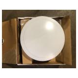 Commercial Electric 20 in. Low Profile LED Flush Mount Round Ceiling Light 2400 Lumens 3000K 4000K 5000K Dimmable Bedroom Lighting   Customer Returns See Pictures