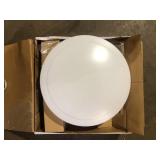 Commercial Electric 20 in. Low Profile LED Flush Mount Round Ceiling Light 2400 Lumens 3000K 4000K 5000K Dimmable Bedroom Lighting   Customer Returns See Pictures