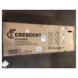 Crescent SITERUNNER 20 in. 3-Shelf Heavy Duty Folding Jobsite Cart with 300 lb. Capacity Customer Returns See Pictures