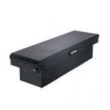 Husky 71.36 in. Matte Black Aluminum Full Size Crossbed Truck Tool Box Customer Returns See Pictures