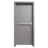FORTIS DOORS 42 in. x 80 in. Universal/Reversible Gray Primed Steel Commercial Door Slab with 180 Minute Fire Rating  Customer Returns See Pictures
