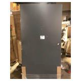 FORTIS DOORS 42 in. x 80 in. Universal/Reversible Gray Primed Steel Commercial Door Slab with 180 Minute Fire Rating  Customer Returns See Pictures